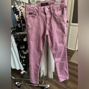 Polo Ralph Lauren purple/lavender girls size 8 The Tompkin skinny jeans.